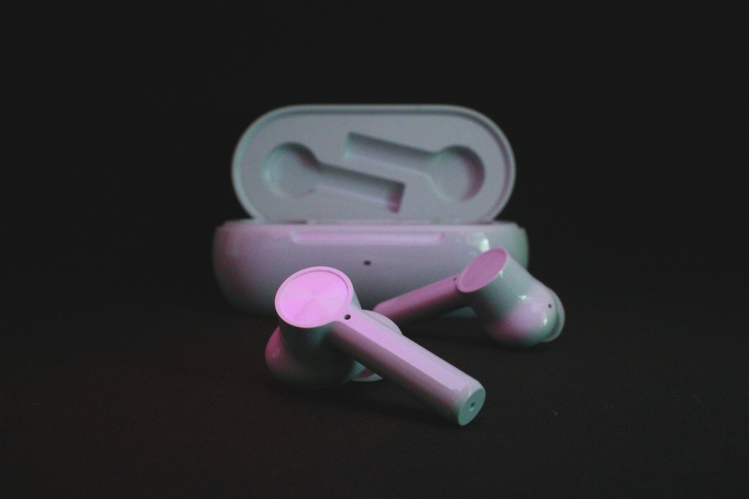 pink and white plastic tool